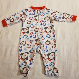 Penguin 0-3 months sleeper full zipper